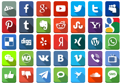 social media icons