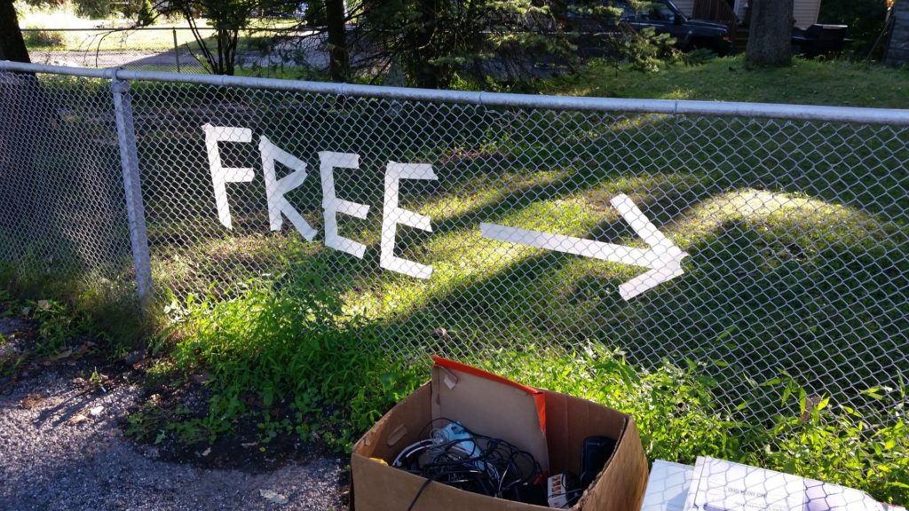 Free sign