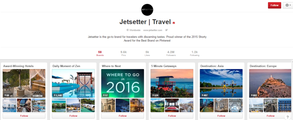 JEtsetters pinterest