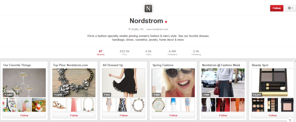 nordstorm pinterest